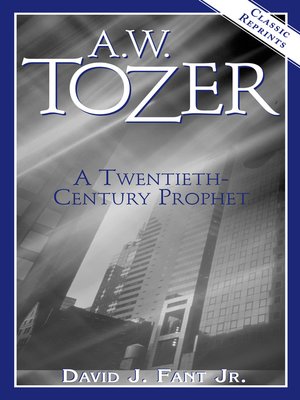 cover image of A.W. Tozer
